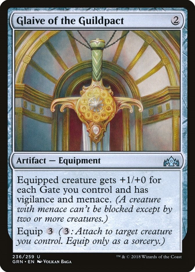 Image for Glaive of the Guildpact (236) (Guilds of Ravnica) - Magic: The Gathering