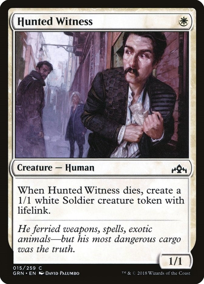 Hunted Witness (15) (Guilds of Ravnica)