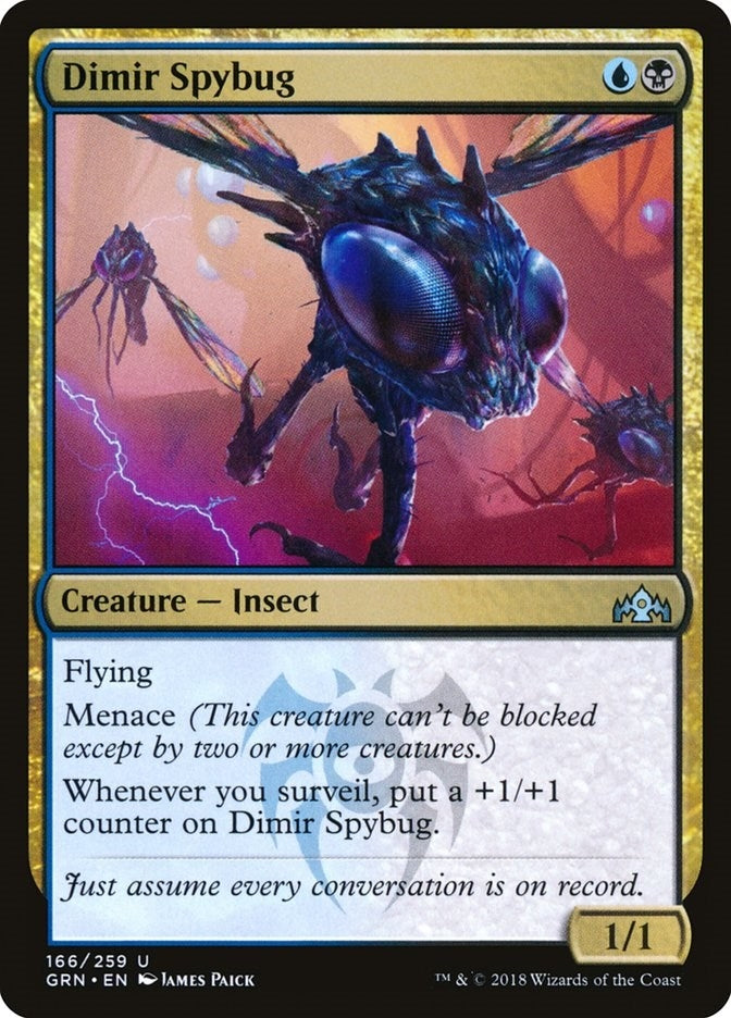 Dimir Spybug (166) (Guilds of Ravnica)