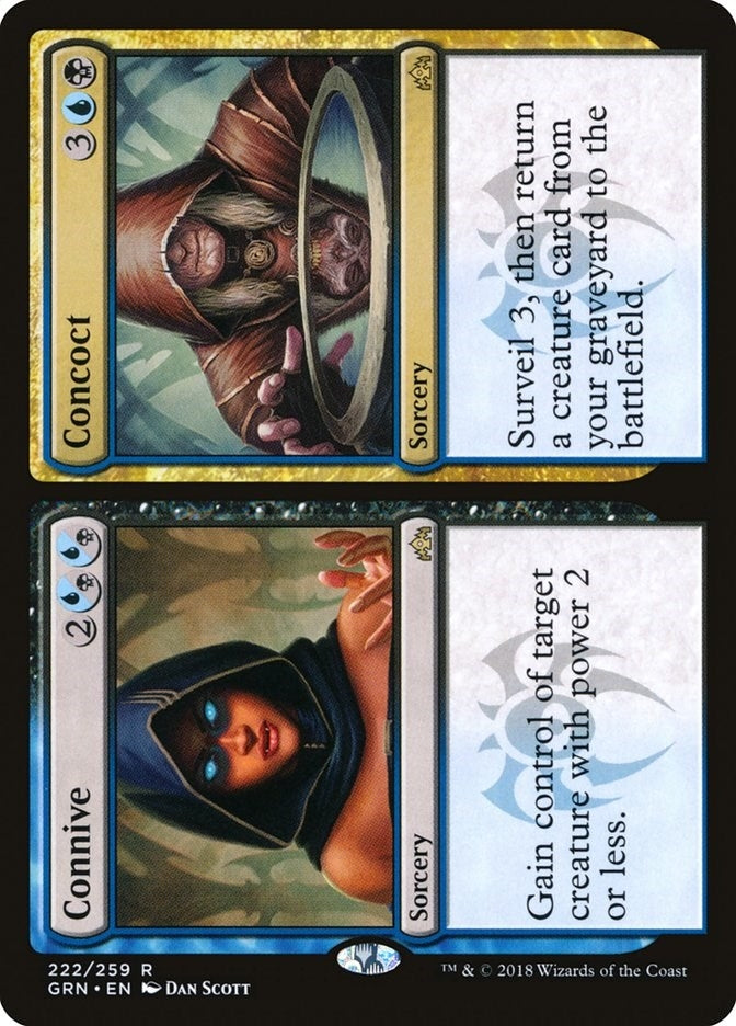 Image for Connive // Concoct (222) (Guilds of Ravnica) - Magic: The Gathering