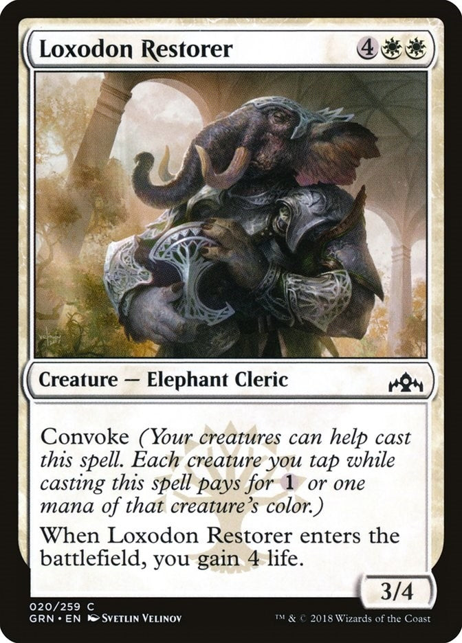 Image for Loxodon Restorer (20) (Guilds of Ravnica) - Magic: The Gathering