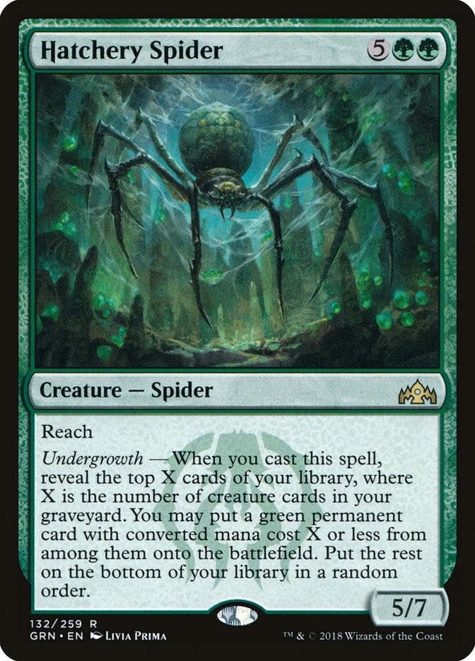 Image for Hatchery Spider (132) (Guilds of Ravnica) - Magic: The Gathering