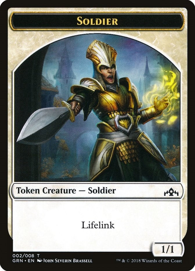 Image for Soldier Token (2) (Guilds of Ravnica) - Magic: The Gathering
