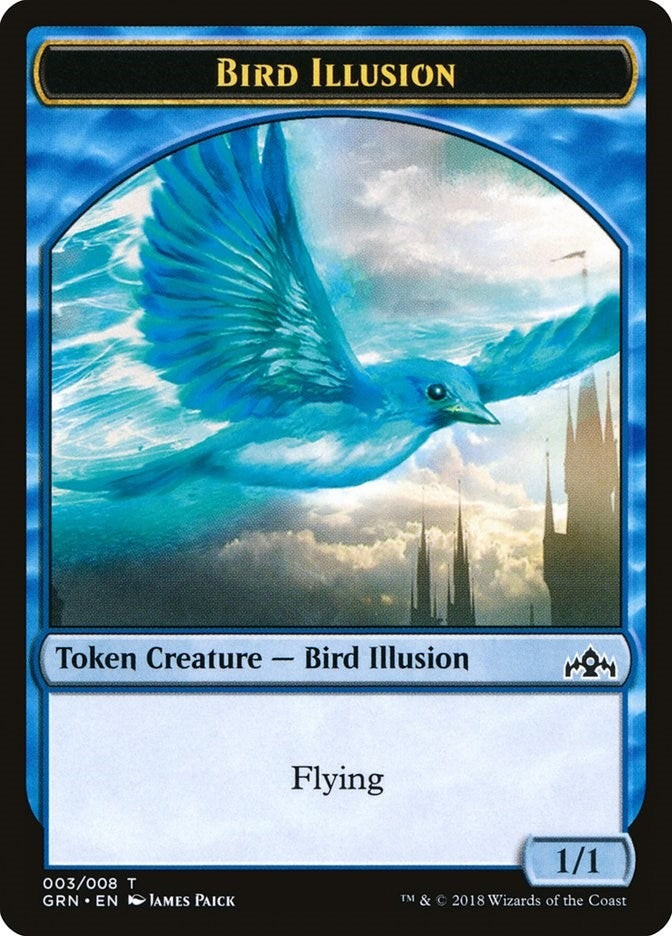Image for Bird Illusion Token (3) (Guilds of Ravnica) - Magic: The Gathering