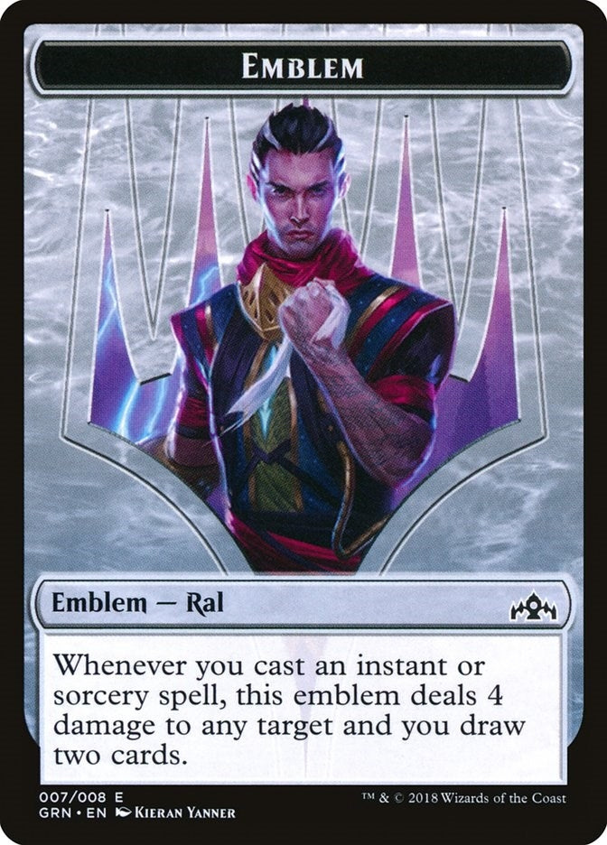 Emblem - Ral, Izzet Viceroy (7) (Guilds of Ravnica)