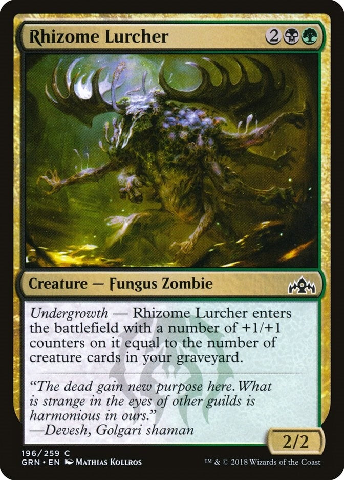 Image for Rhizome Lurcher (196) (Guilds of Ravnica) - Magic: The Gathering