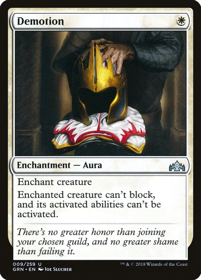 Demotion (9) (Guilds of Ravnica)