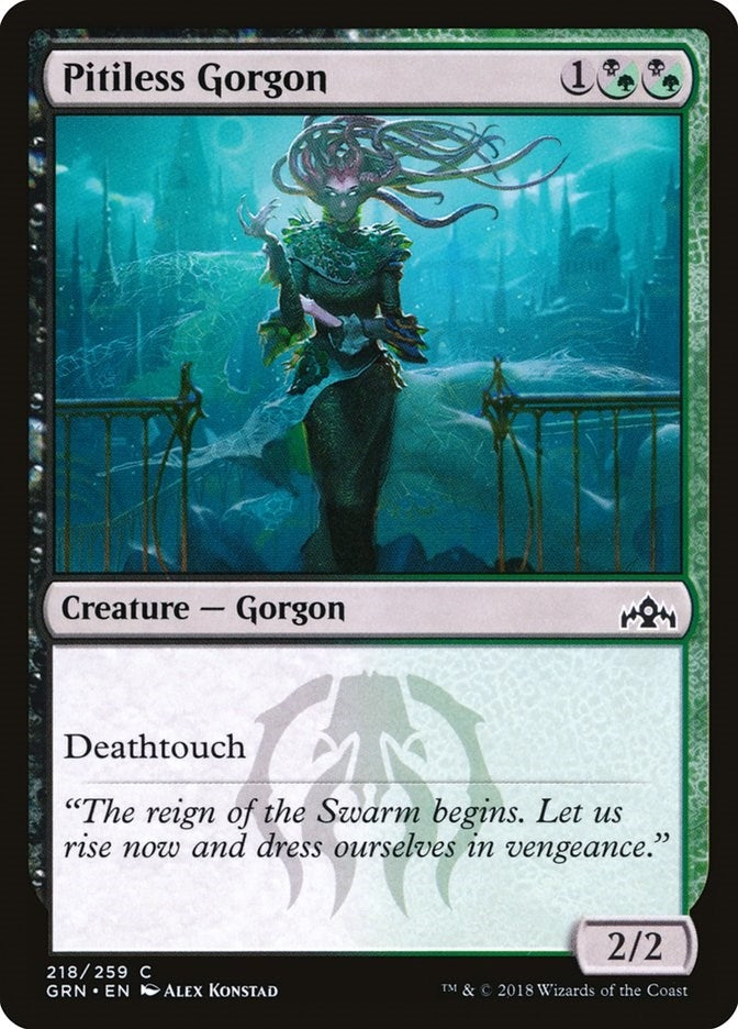 Image for Pitiless Gorgon (218) (Guilds of Ravnica) - Magic: The Gathering