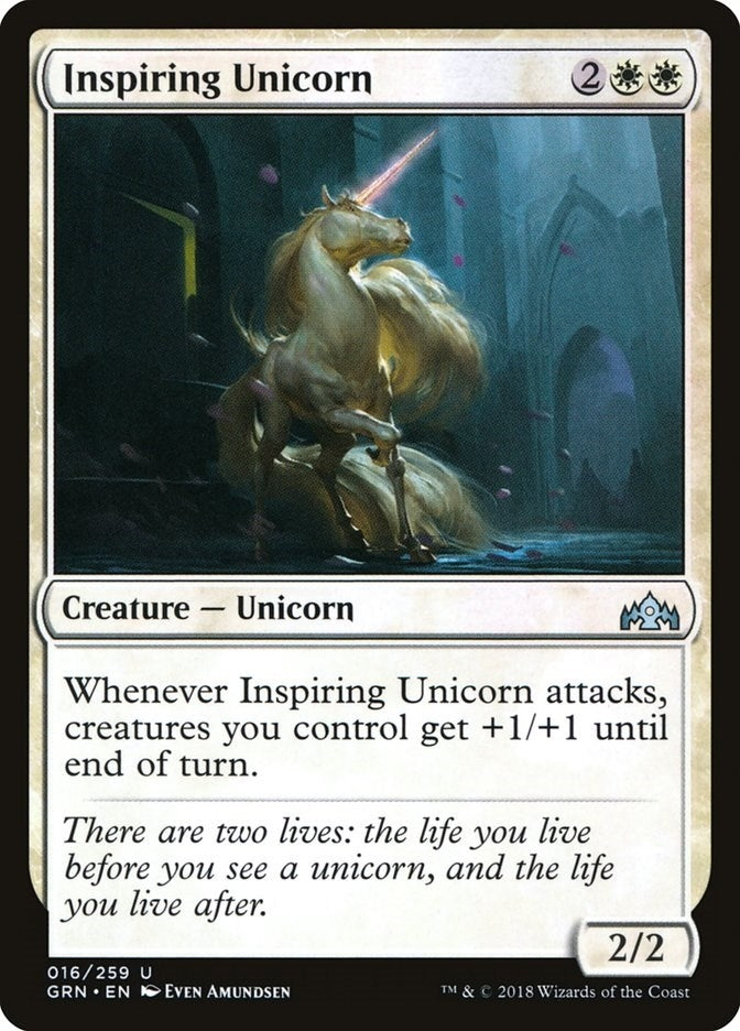 Inspiring Unicorn (16) (Guilds of Ravnica)