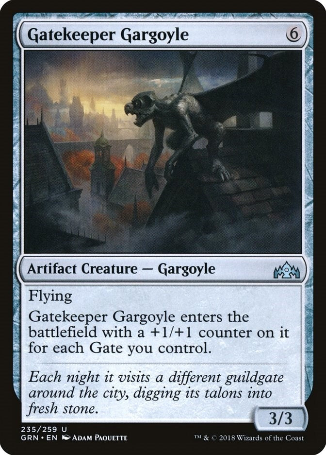 Image for Gatekeeper Gargoyle (235) (Guilds of Ravnica) - Magic: The Gathering