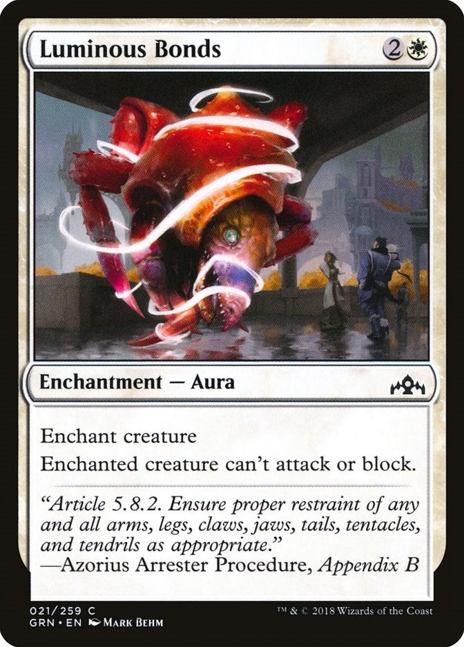 Image for Luminous Bonds (21) (Guilds of Ravnica) - Magic: The Gathering