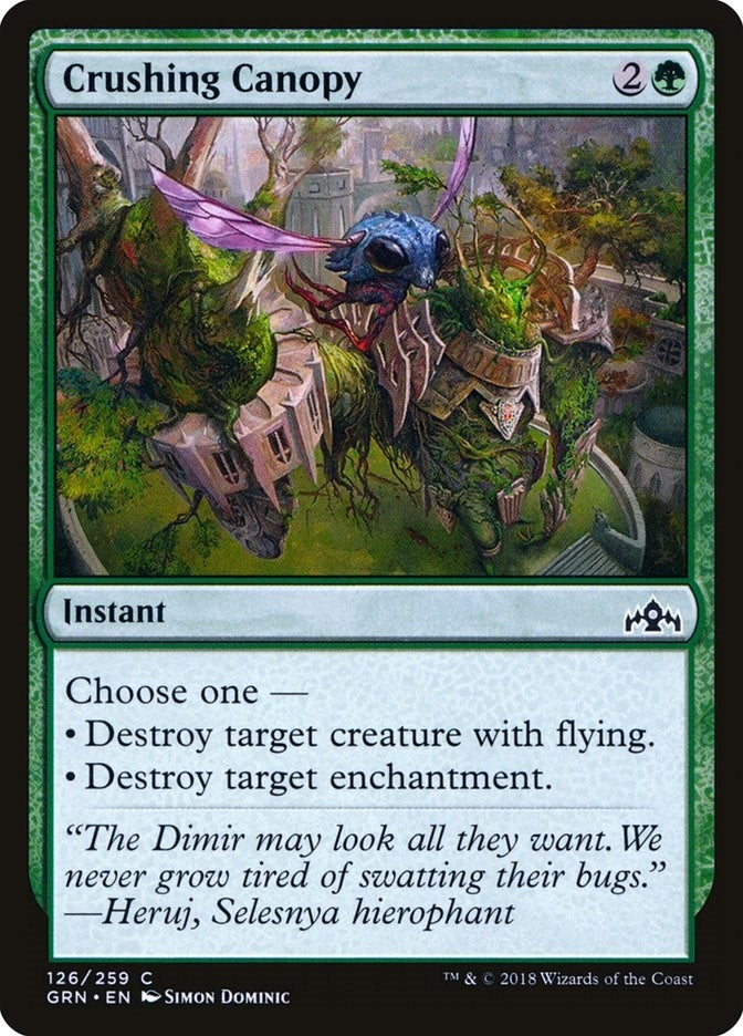 Crushing Canopy (126) (Guilds of Ravnica)