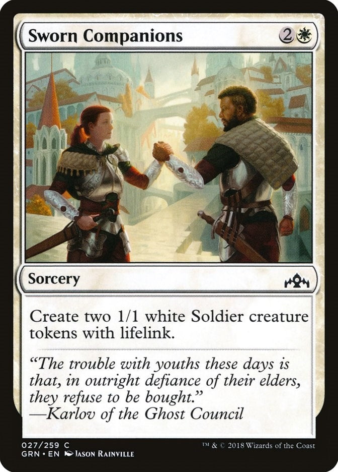 Image for Sworn Companions (27) (Guilds of Ravnica) - Magic: The Gathering