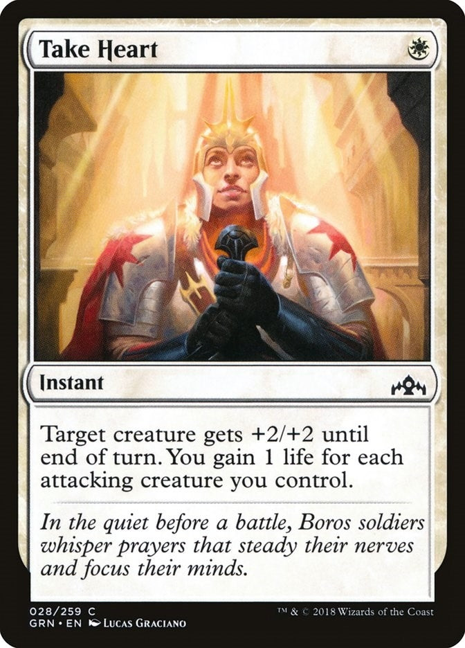 Image for Take Heart (28) (Guilds of Ravnica) - Magic: The Gathering