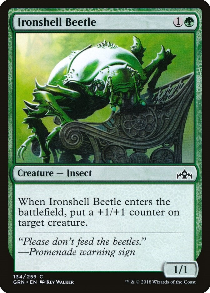 Ironshell Beetle (134) (Guilds of Ravnica)