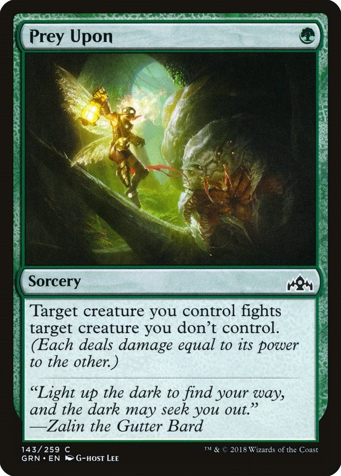 Image for Prey Upon (143) (Guilds of Ravnica) - Magic: The Gathering