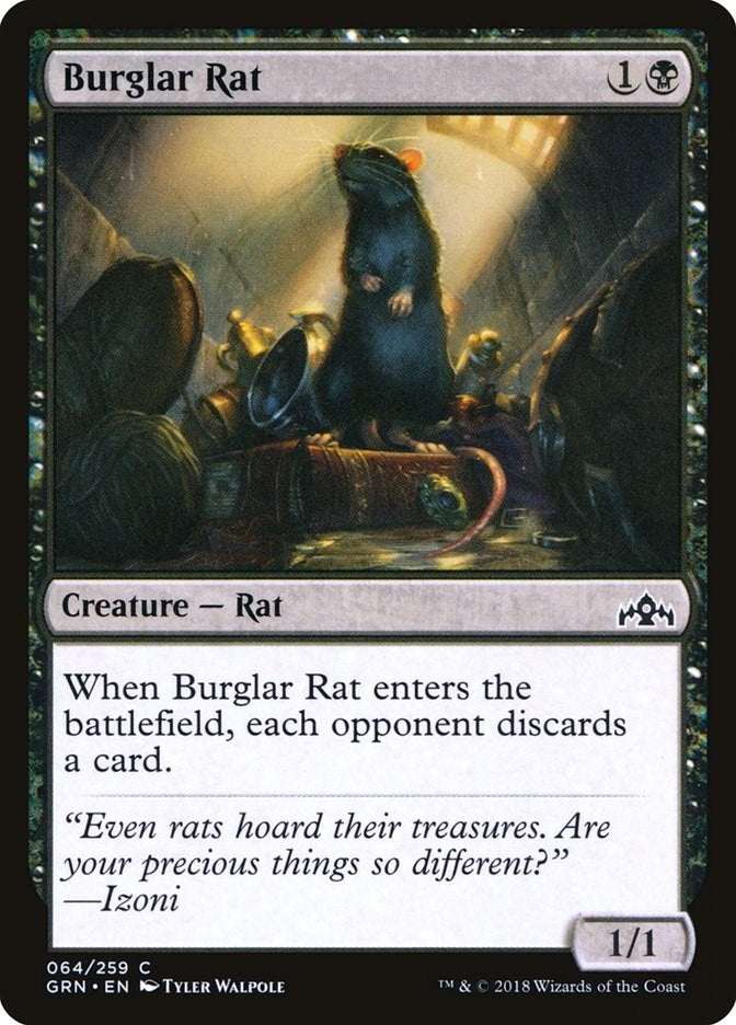 Image for Burglar Rat (64) (Guilds of Ravnica) - Magic: The Gathering