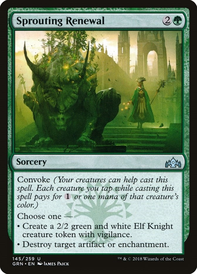 Image for Sprouting Renewal (145) (Guilds of Ravnica) - Magic: The Gathering