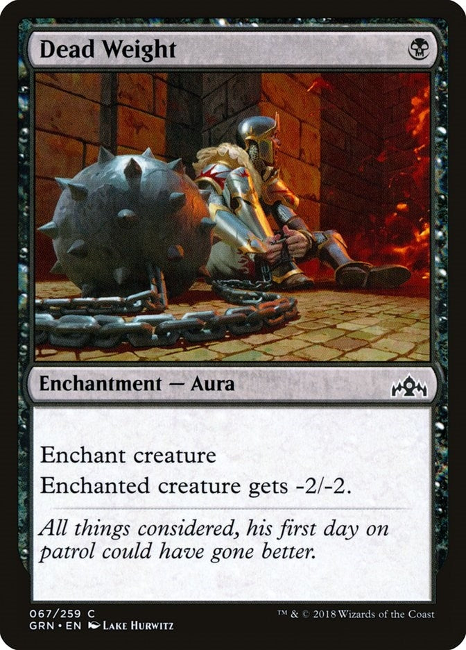 Image for Dead Weight (67) (Guilds of Ravnica) - Magic: The Gathering