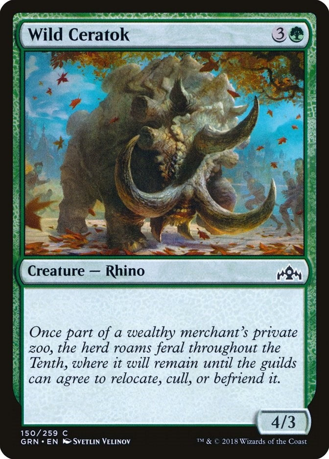 Wild Ceratok (150) (Guilds of Ravnica)