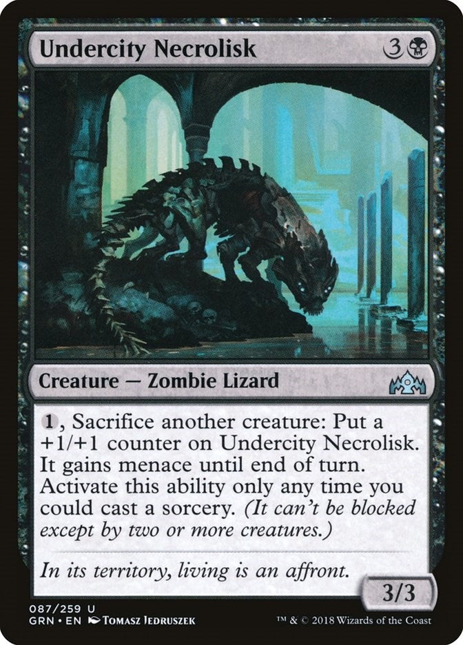 Undercity Necrolisk (87) (Guilds of Ravnica)