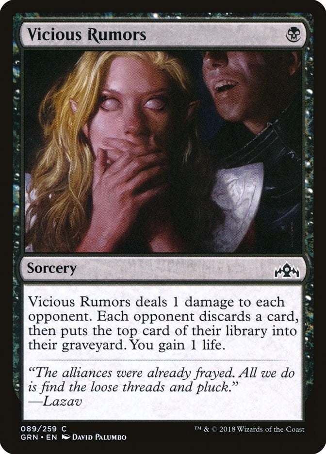 Image for Vicious Rumors (89) (Guilds of Ravnica) - Magic: The Gathering