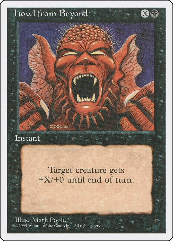 Image for Howl from Beyond (Fourth Edition) - Magic: The Gathering