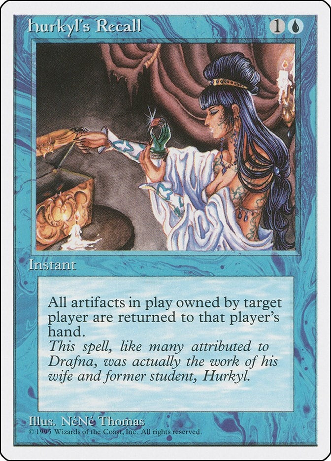 Image for Hurkyl's Recall (77) (Fourth Edition) - Magic: The Gathering