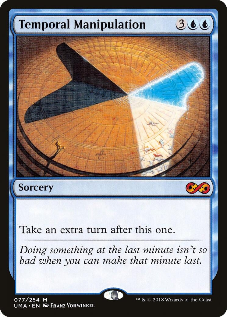 Image for Temporal Manipulation (77) (Ultimate Masters) (UMA) - Magic: The Gathering