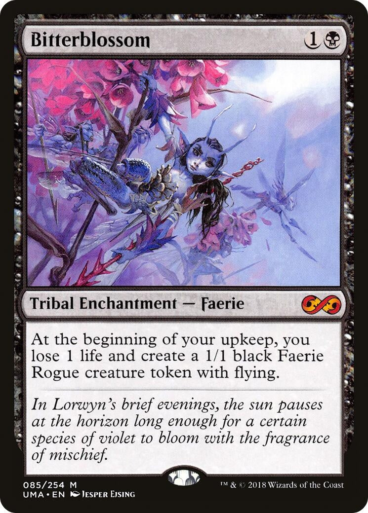Image for Bitterblossom (85) (Ultimate Masters) (UMA) - Magic: The Gathering