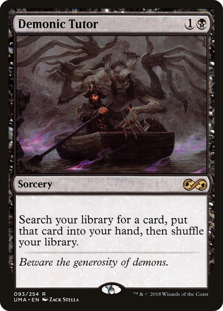 Image for Demonic Tutor (93) (Ultimate Masters) (UMA) - Magic: The Gathering