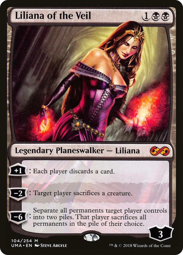 Image for Liliana of the Veil (104) (Ultimate Masters) (UMA) - Magic: The Gathering