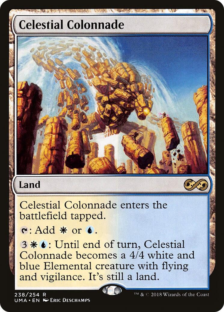 Image for Celestial Colonnade (238) (Ultimate Masters) (UMA) - Magic: The Gathering