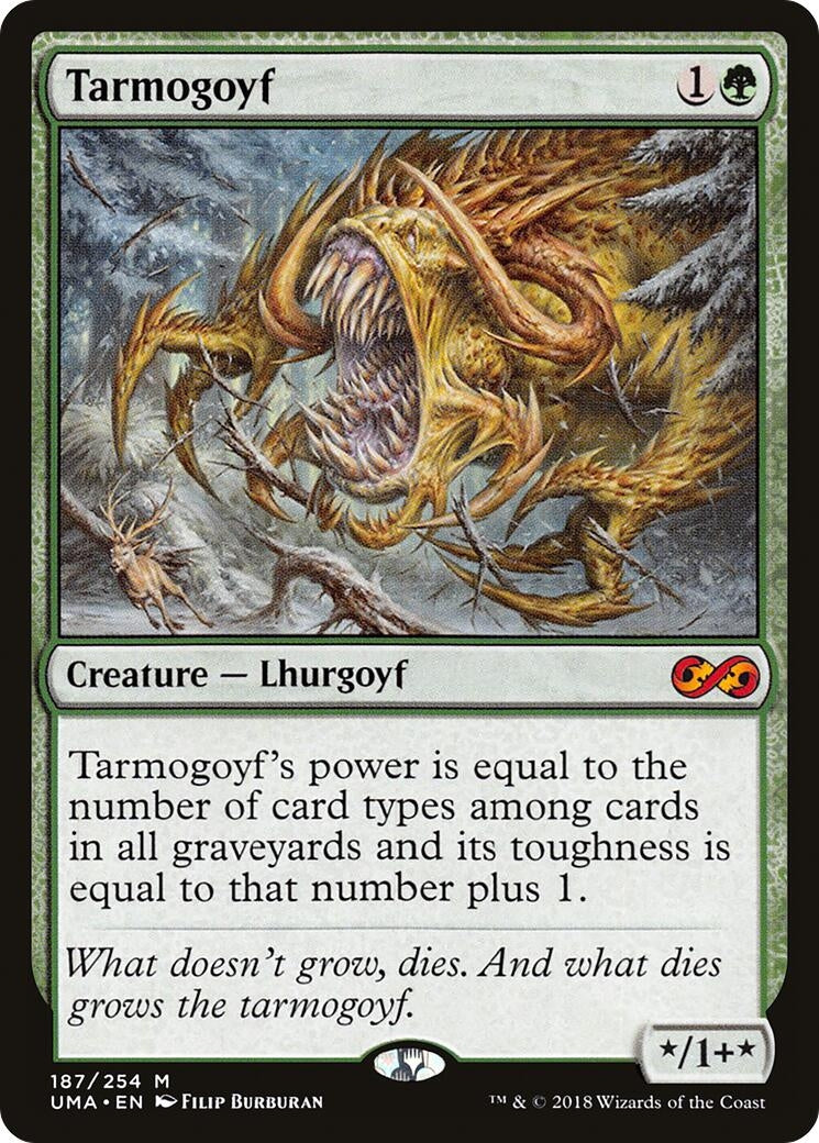 Image for Tarmogoyf (187) (Ultimate Masters) (UMA) - Magic: The Gathering