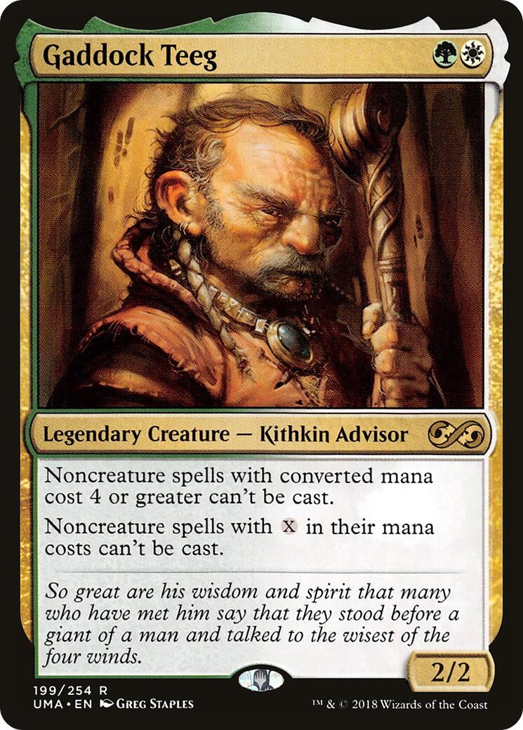 Image for Gaddock Teeg (199) (Ultimate Masters) (UMA) - Magic: The Gathering
