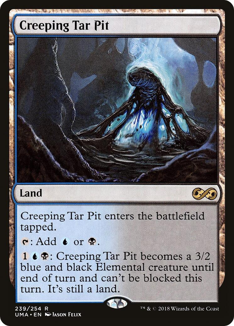 Image for Creeping Tar Pit (239) (Ultimate Masters) (UMA) - Magic: The Gathering