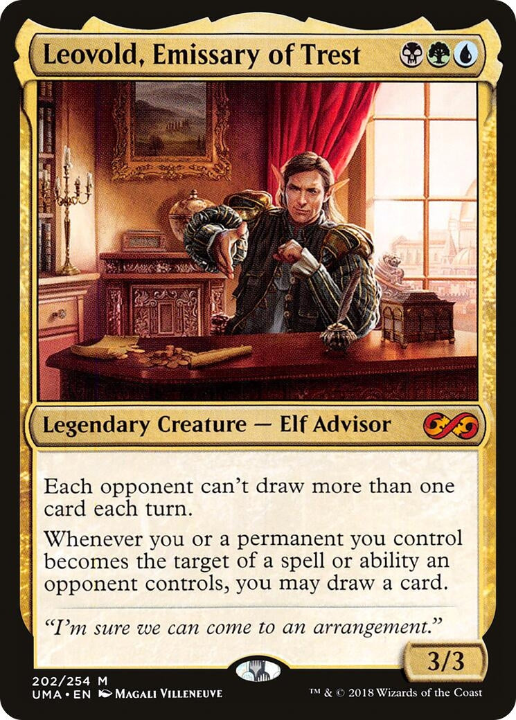 Image for Leovold, Emissary of Trest (202) (Ultimate Masters) (UMA) - Magic: The Gathering