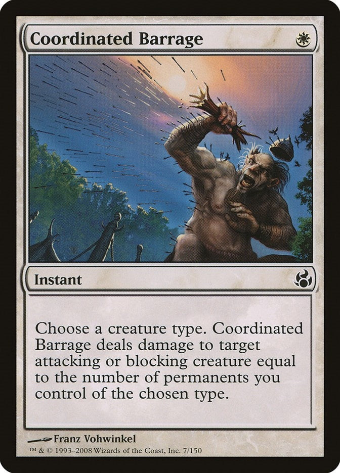 Image for Coordinated Barrage (7) (Morningtide) - Magic: The Gathering