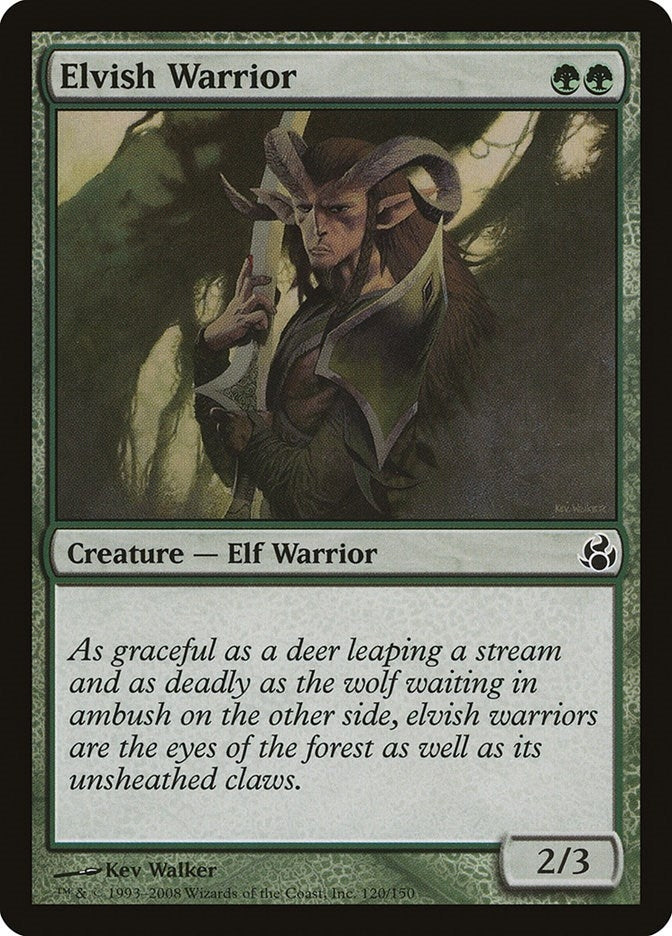 Image for Elvish Warrior (120) (Morningtide) - Magic: The Gathering