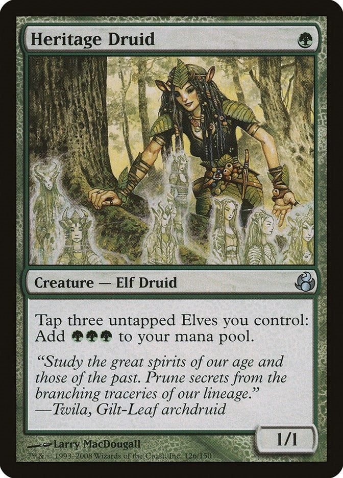 Image for Heritage Druid (126) (Morningtide) - Magic: The Gathering