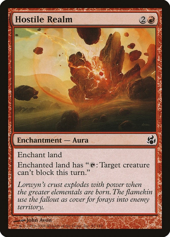 Image for Hostile Realm (91) (Morningtide) - Magic: The Gathering