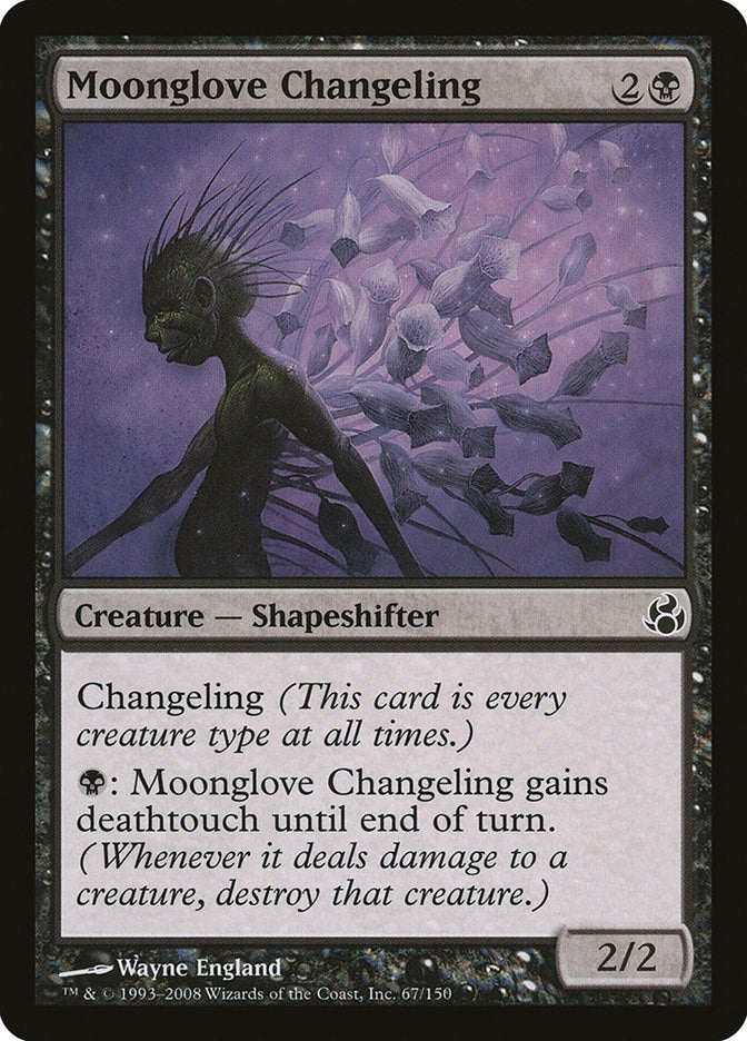 Image for Moonglove Changeling (67) (Morningtide) - Magic: The Gathering