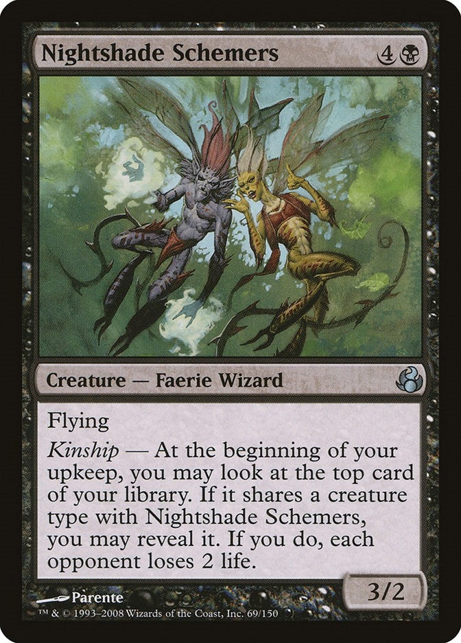 Image for Nightshade Schemers (69) (Morningtide) - Magic: The Gathering