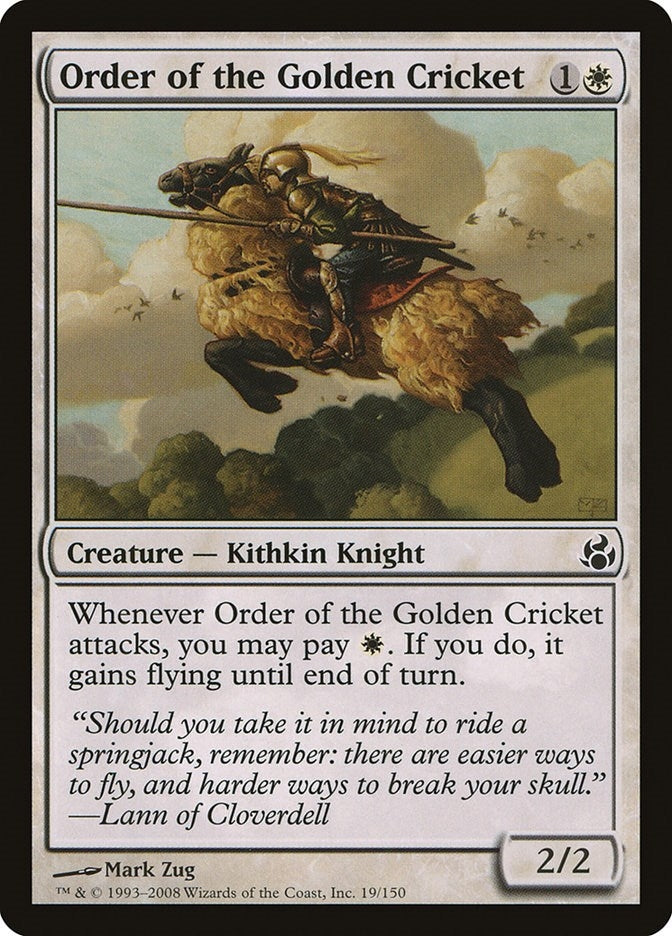 Image for Order of the Golden Cricket (19) (Morningtide) - Magic: The Gathering