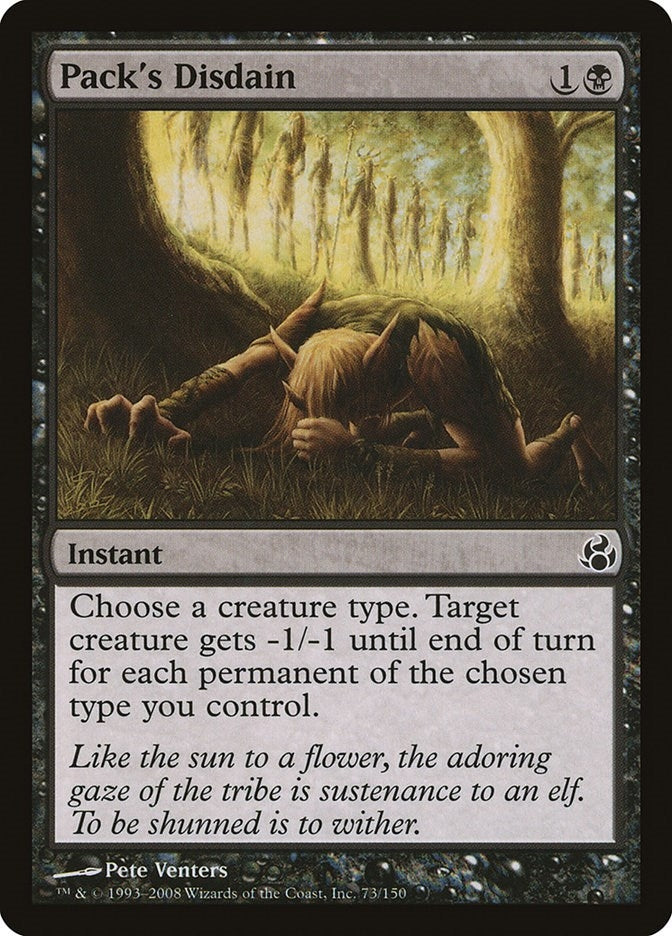 Image for Pack's Disdain (73) (Morningtide) - Magic: The Gathering