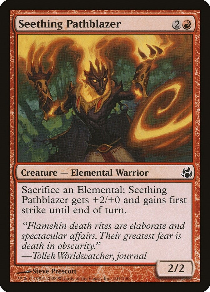 Image for Seething Pathblazer (101) (Morningtide) - Magic: The Gathering