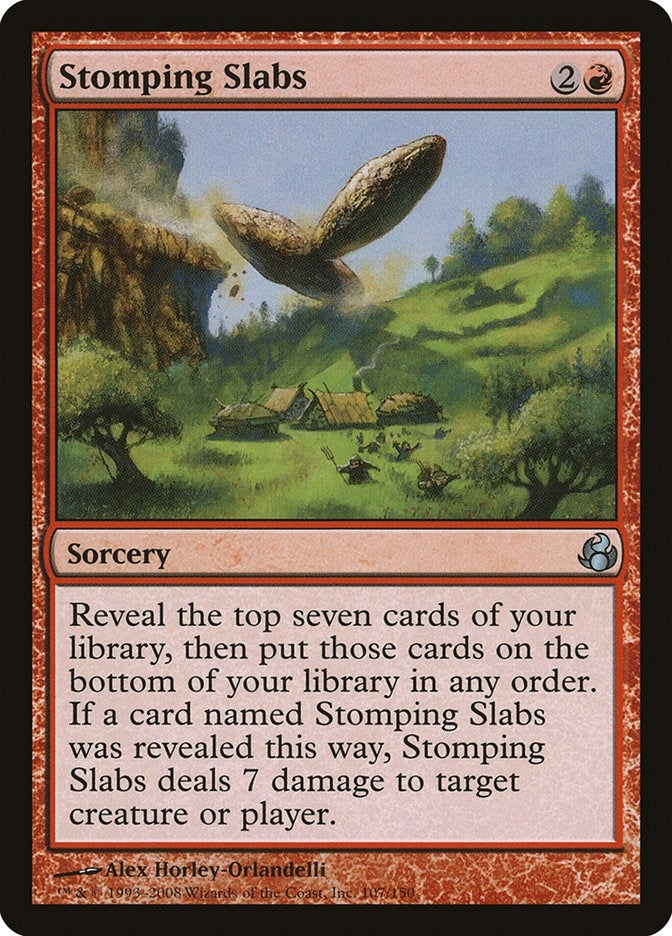 Image for Stomping Slabs (107) (Morningtide) - Magic: The Gathering