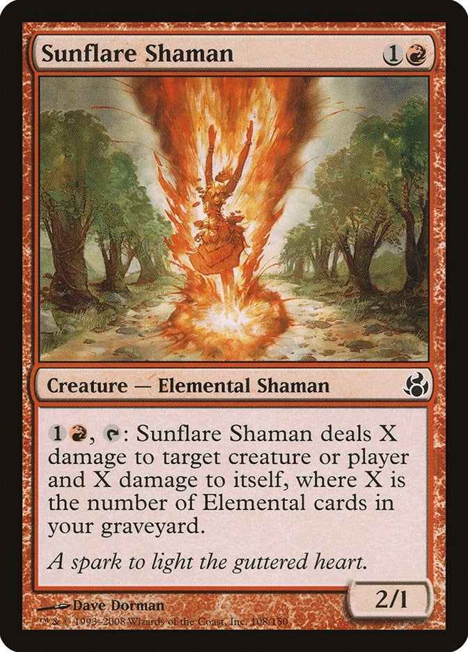 Image for Sunflare Shaman (108) (Morningtide) - Magic: The Gathering