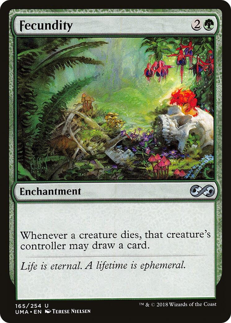 Image for Fecundity (165) (Ultimate Masters) (UMA) - Magic: The Gathering