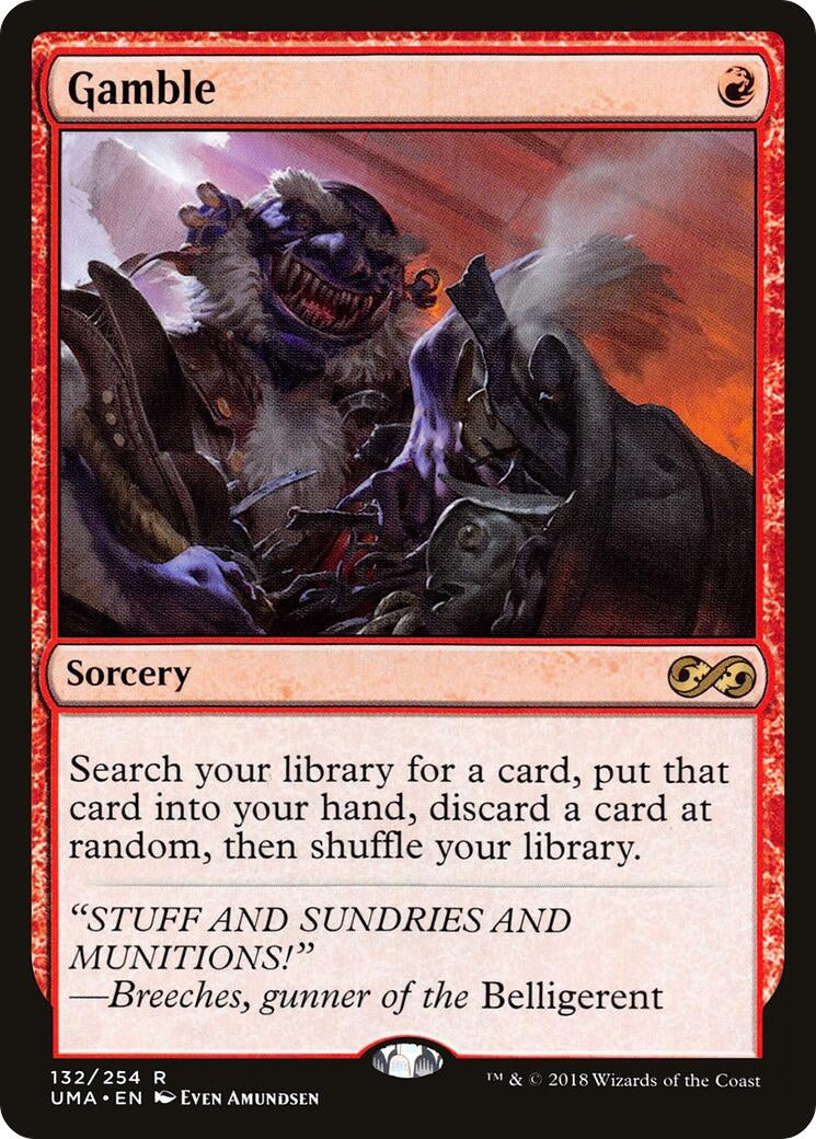 Image for Gamble (132) (Ultimate Masters) (UMA) - Magic: The Gathering